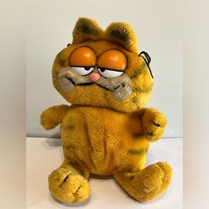 Vintage 1981 GARFIELD Plush 10" Garfield Cat Plush Toy